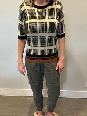 Dries Van Noten Janelle Plaid Sweater